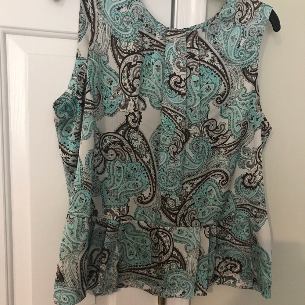 Peplum top- worn once